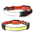 USB-Rechargeable COB Headlamp – 230° Wide Beam