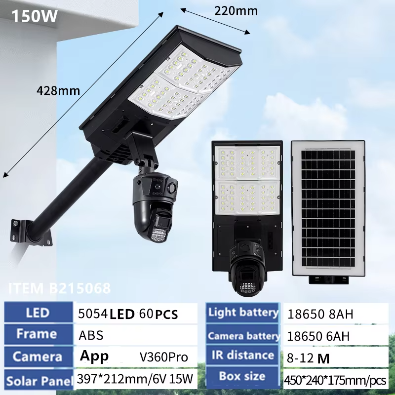 High-Lumen Waterproof Wireless Solar Flood Light with Integrated Monitoring