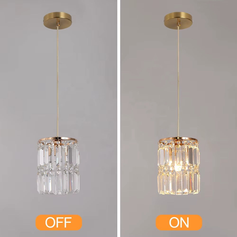 Modern Gold Crystal Pendant Light – Contemporary Design