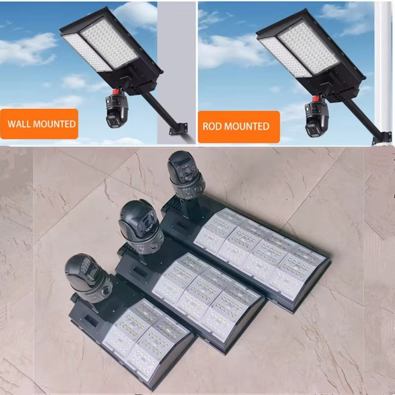 High-Lumen Waterproof Wireless Solar Flood Light with Integrated Monitoring