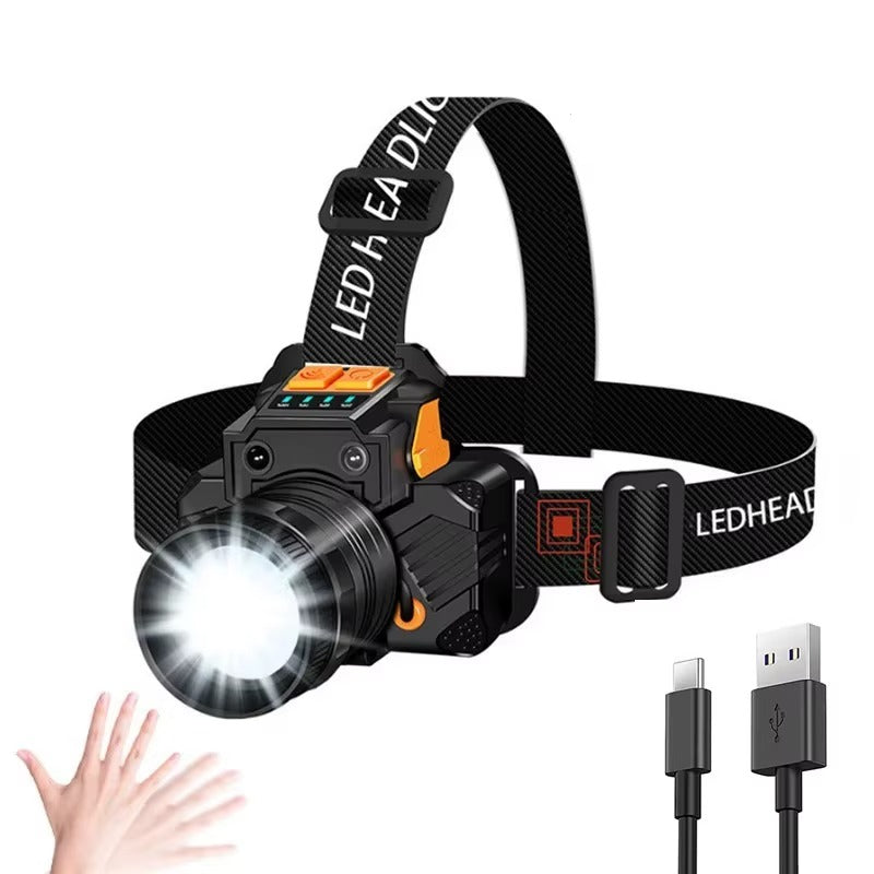 5000K Rechargeable LED Mining Lamp – Power Bank Function