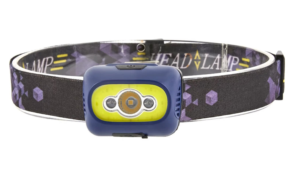 Rechargeable Motion Sensor COB Headlamp – Waterproof with Red Light